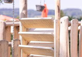 Wasser- und Matschanlage der Firma Rudolf Spielplatz, Spielplatzbauer, Spielplatzhersteller, Spielplatzgeräte, Schweiz